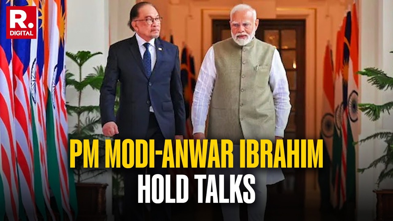 PM Modi Holds Bilateral Talks With Malaysian PM Anwar Ibrahim After Receiving Ceremonial Welcome