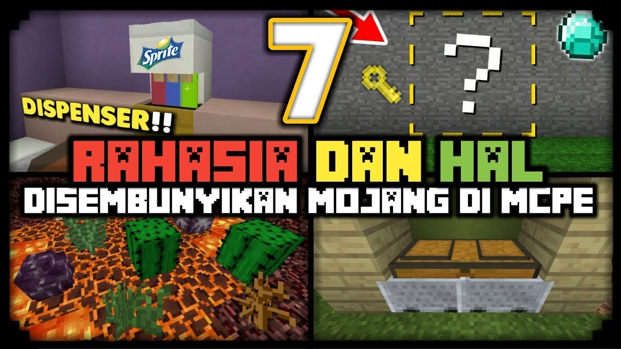 7 RAHASIA dan Hal Keren MCPE yg mungkin kalian Blm tau [] MINECRAFT PE ...