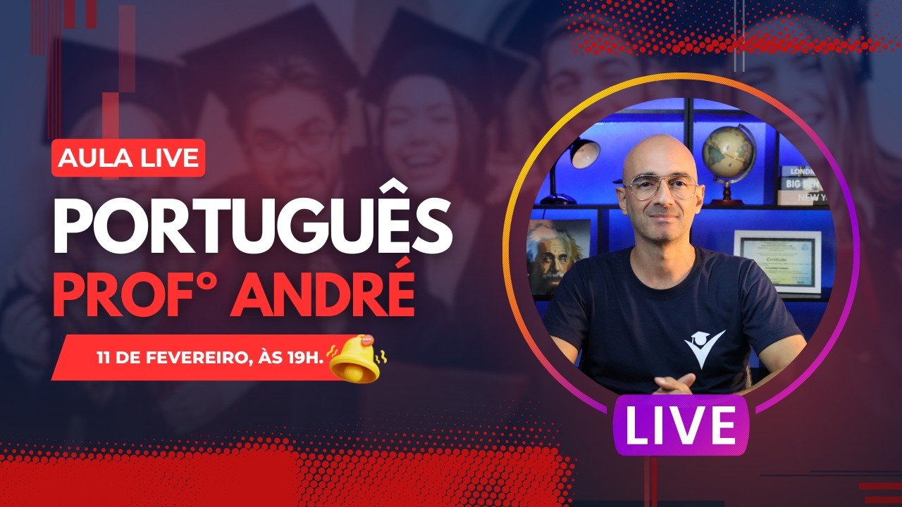 Supletivo – Aula Live - Português - Professor André