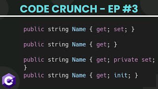 Various types of properties in c#