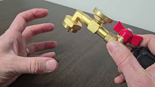 camping moon QCC1 Propane Refill Elbow Adapter Review