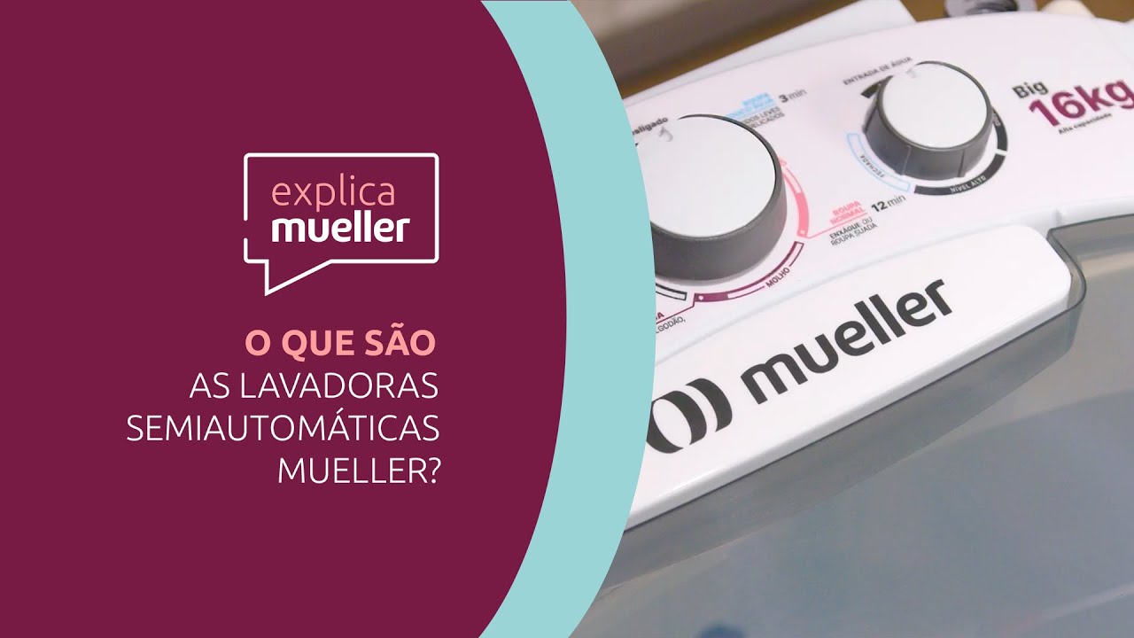 O que são as lavadoras semiautomáticas Mueller? #ExplicaMueller