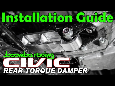 How to Install | Boomba Rear Motor Mount for '16+ Honda Civic