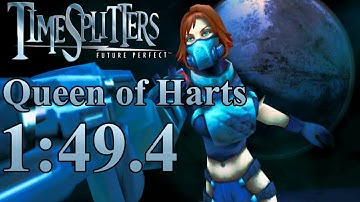 TimeSplitters: Future Perfect - Queen Of Harts Speedrun in 1:49.4
