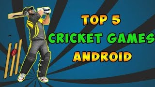 Top 5 CRICKET Games on Android. screenshot 1