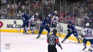 Phil Kessel Scores Open Net - Oilers @ Leafs - 02/06/2012