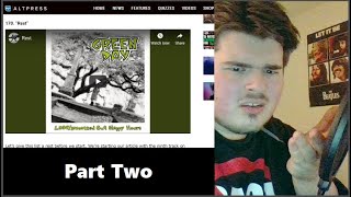 Altpress: Green Day Song By Song Ranking // Reaction (PART 2/3)