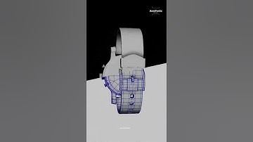 3D Watch Model in Maya | WIP Turntable Animation