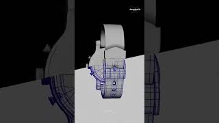 3D Watch Model in Maya | WIP Turntable Animation