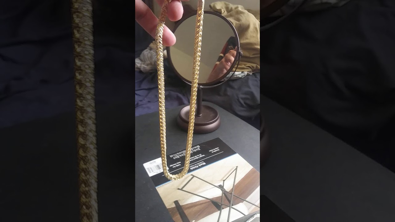Diamond Franco iced out chain 10k gold - YouTube