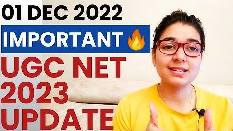 UGC NET 2023 IMPORTANT LATEST UPDATE BY SHEFALI MISHRA | UGC NET 2022 | UGC NET