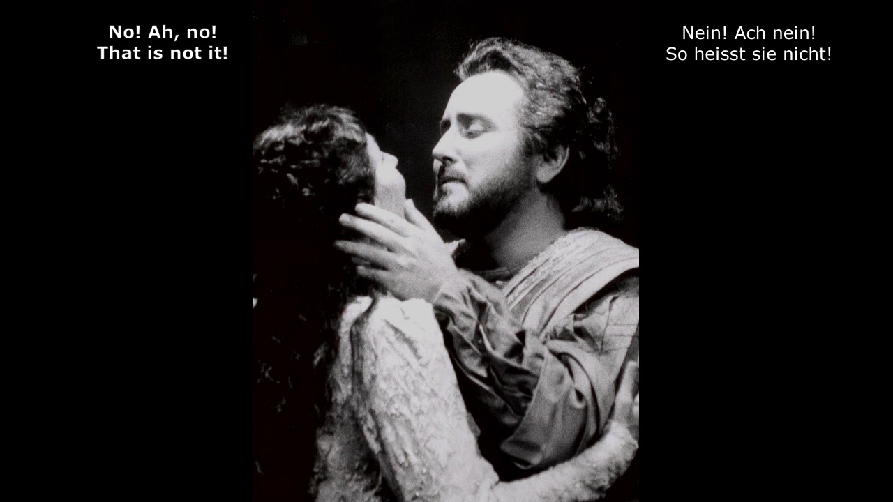 Jon Fredric West -- Act 3 Scene I from "Tristan und Isolde" (with libretto)