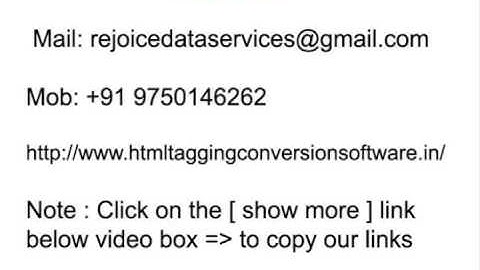 QC SOFTWARE FOR HTML TAGGING PROJECTS