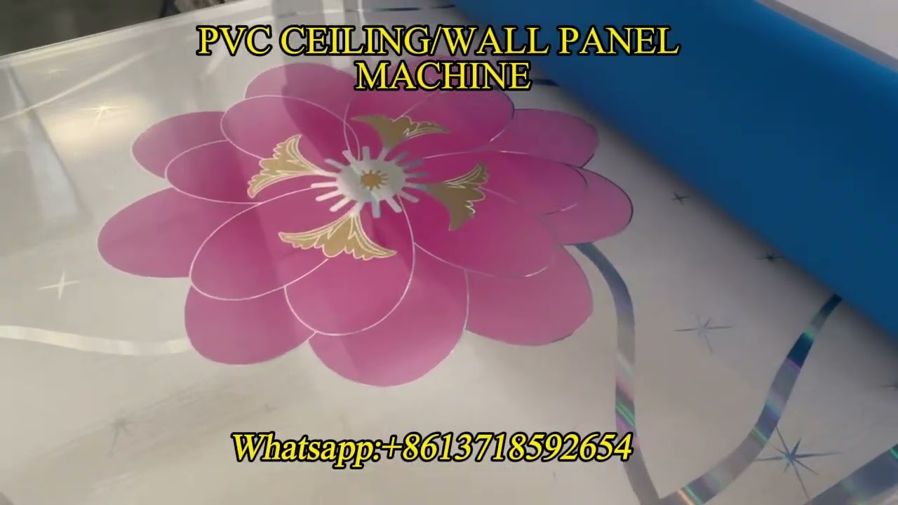 PVC CEILING MACHINE WPC WALL PANEL PROFILE PRODUCTION MACHINE PVC PROFILE MACHINE 