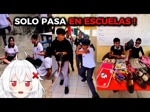ERISPHERIA reacciona "COSAS QUE SOLO PASAN EN LAS ESCUELAS" by Tai Delux