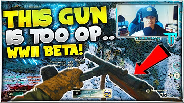 New BEST SMG!? The "WAFFE 28" SMG is a MELT MACHINE! (COD WW2 Beta Multiplayer Gameplay)