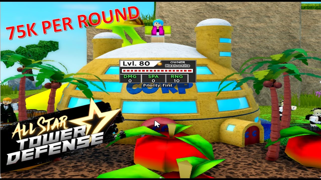 LVL 80 5 STAR BULMA SHOWCASE 75k PER ROUND ALL STAR TOWER DEFENSE [NEW CODE]