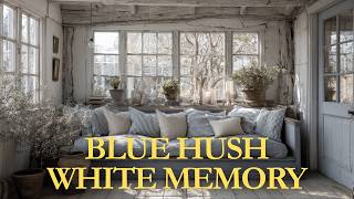 Scandinavian Cottage Decor in Soft White and Washed Powder Blue | A Nostalgic Linen Spring Home screenshot 4