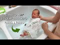 Como dar banho em bebê recém-nascido + limpeza correta do umbigo | PASSO A PASSO