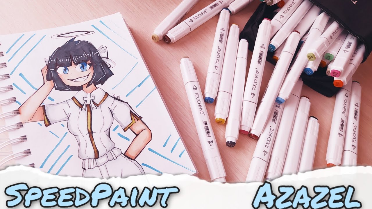 [SpeedPaint] Azazel | Helltaker - YouTube