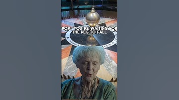 Some say witnessing a pendulum peg fall is a myth... #pendulum #science #physics