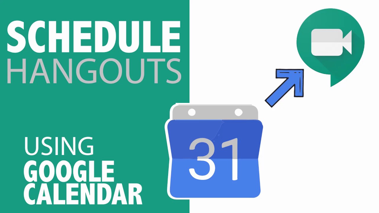 Create a Hangout Meet in Google Calendar YouTube