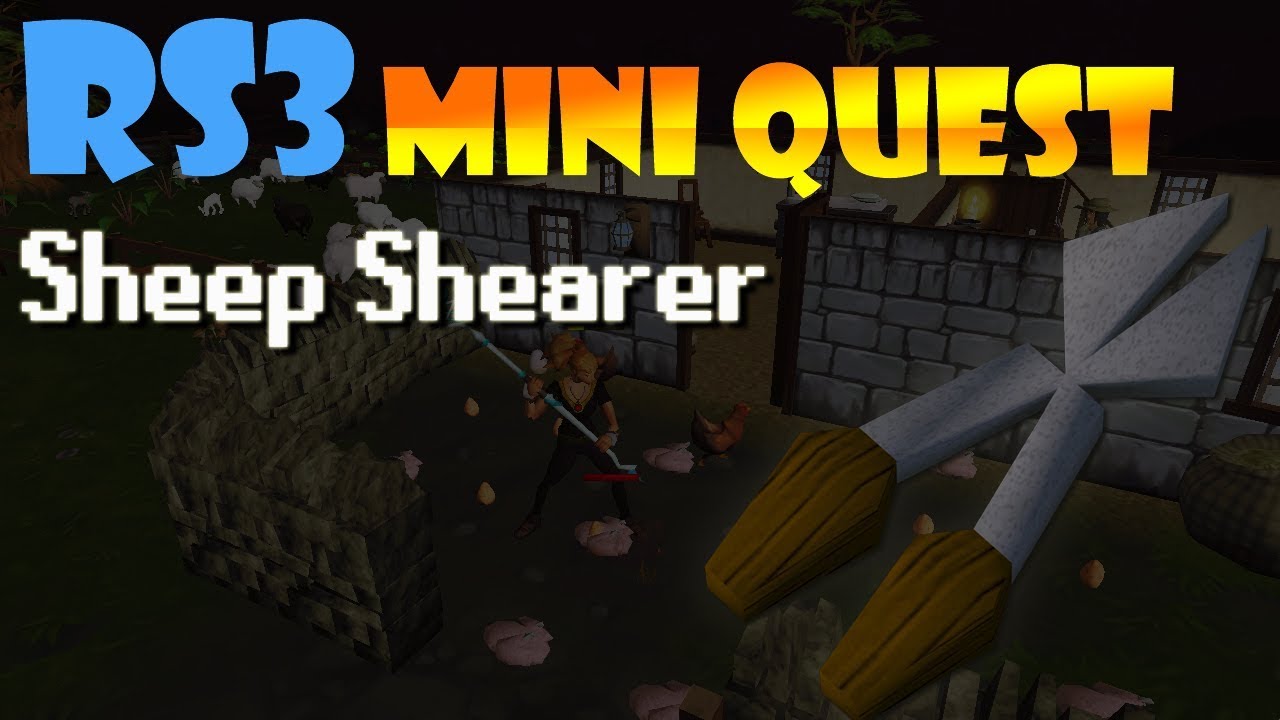 RS3 Mini Quest Sheep Shearer YouTube