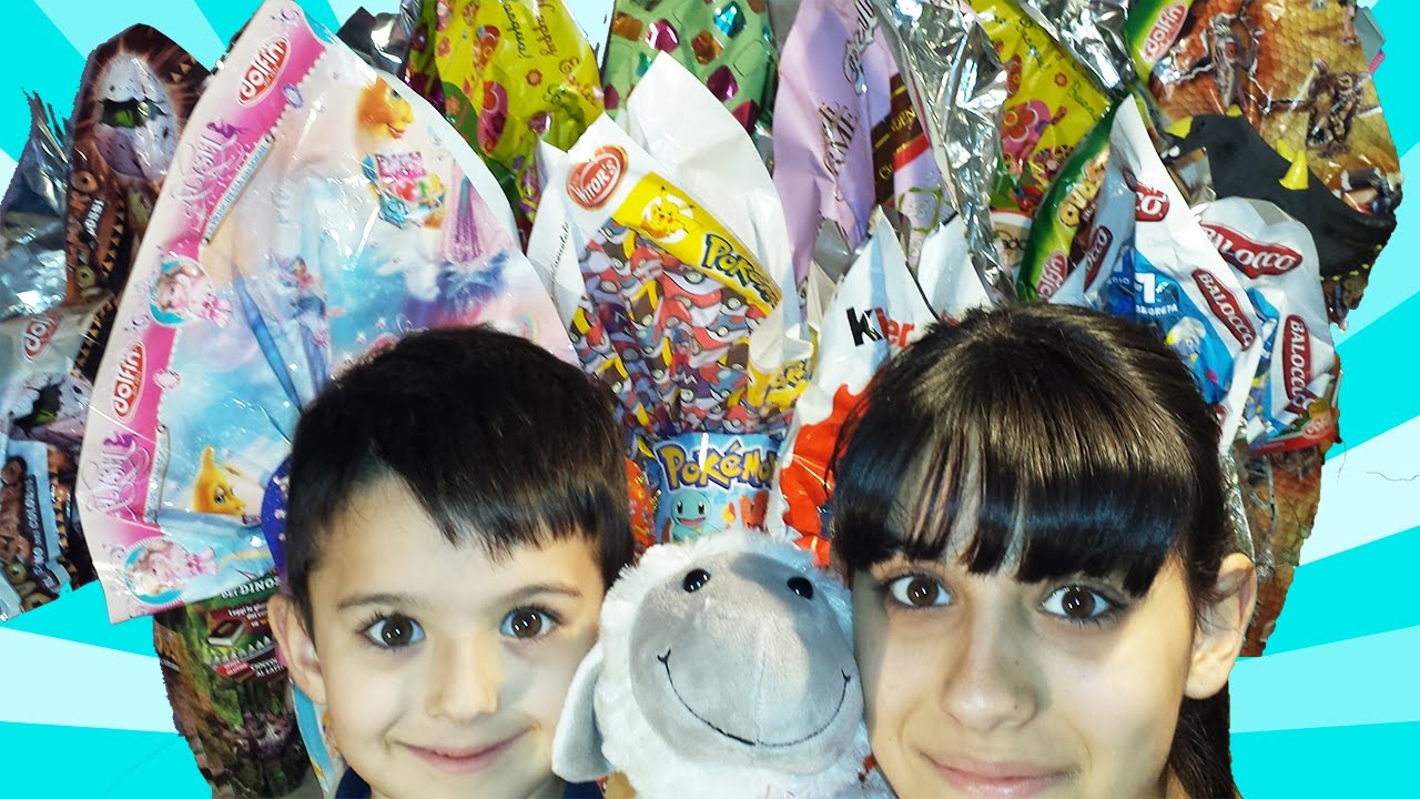 Buona Pasqua!!! - MEGA UNBOXING UOVA DI CIOCCOLATO!!!