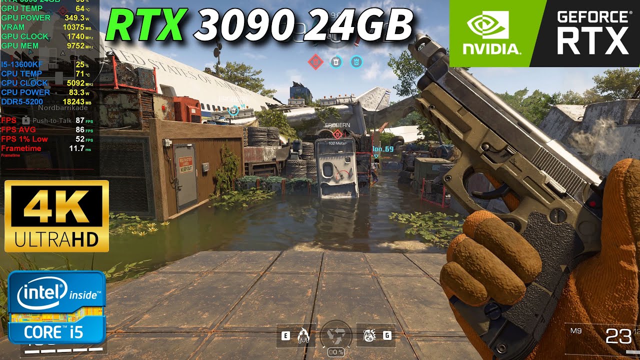 XDefiant | RTX 3090 24GB | i5-13600KF | 4K | Ultra Settings