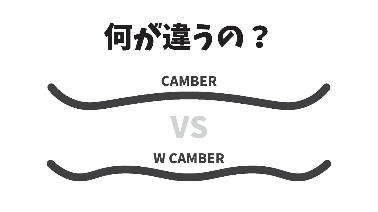 【スノーボード雑学シリーズ】ボードの豆知識の話⑧、キャンバーとダブルキャンバーの違いとそれぞれ乗りかた