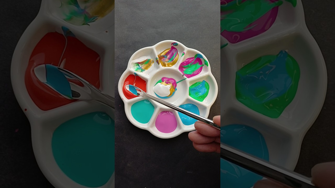 Surprising colors mixing 💯🔥