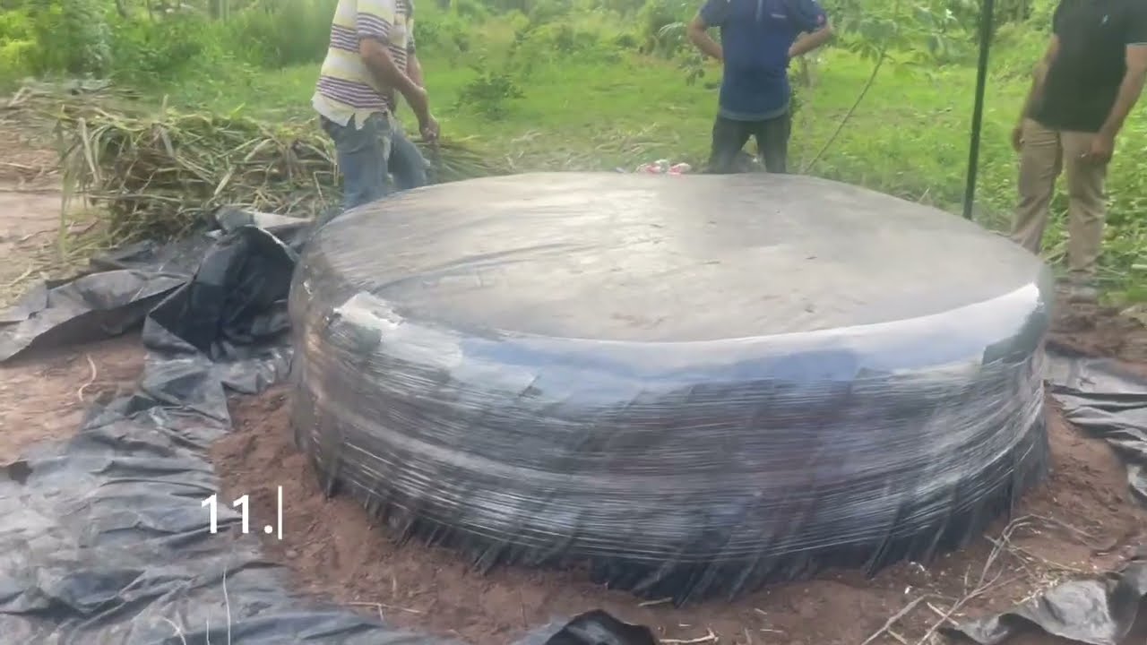 Fabricación de silo con el sistema tipo queso fácil y muy rentable