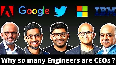 Why so many CEOs are Engineer ? | #CEO #engineer