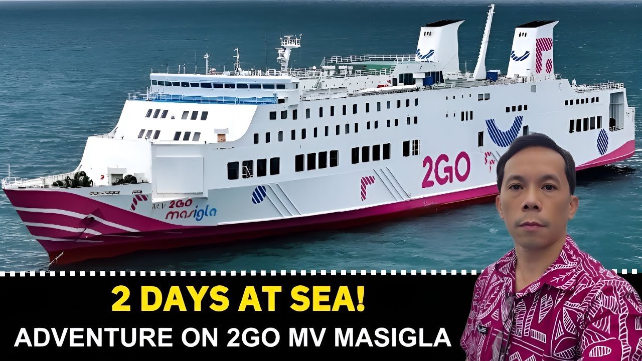 2 Days at Sea! 2GO MV Masigla | Manila–Tagbilaran–Ozamiz–Butuan