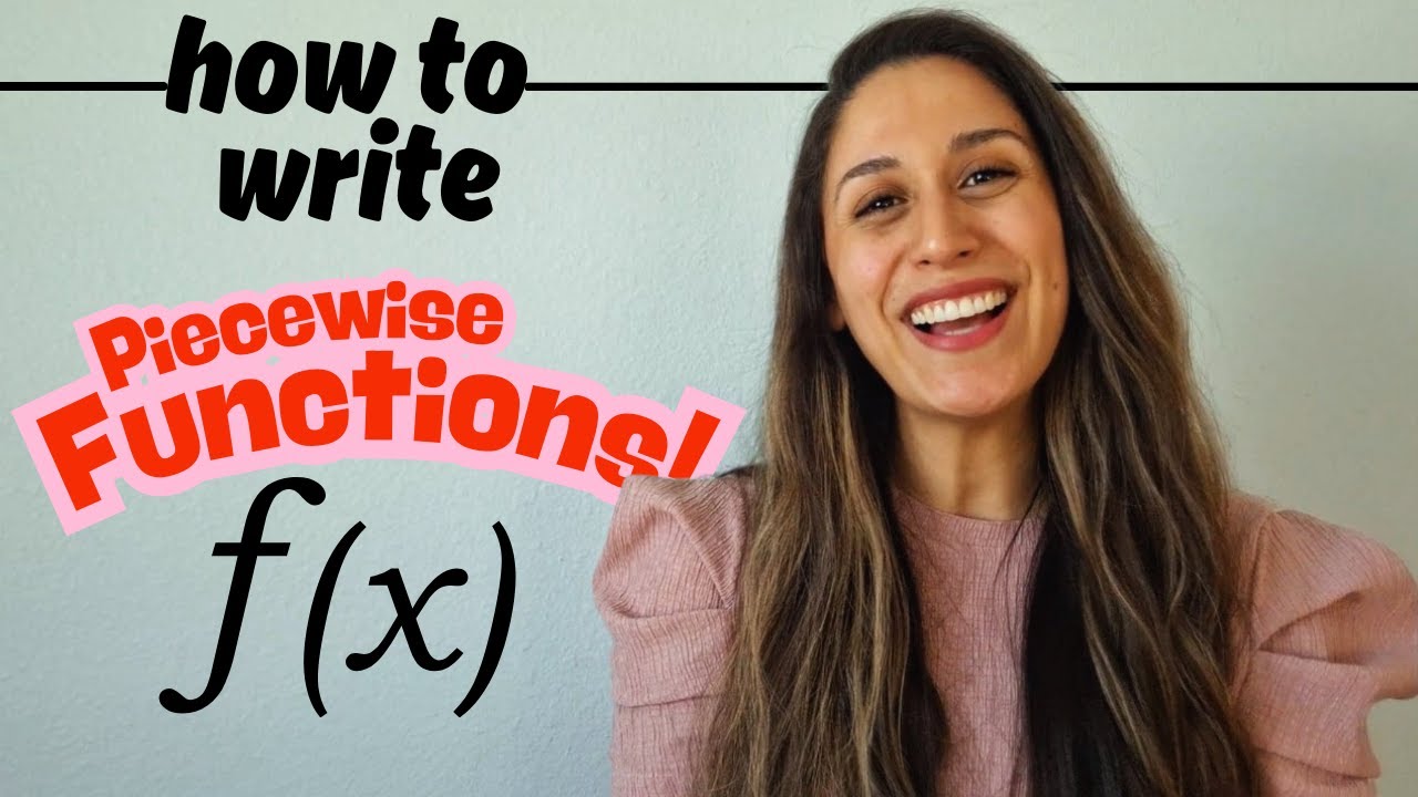 WRITING Piecewise Functions from a graph - YouTube