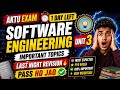 Software Engineering Unit 3 | Last Night Revision AKTU |