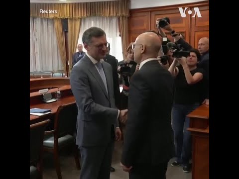 乌克兰外长访问塞尔维亚