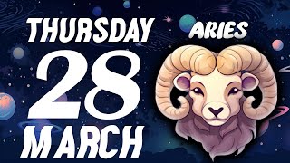 ARIES ♈ 😖DANGER!🔴SOMEONE SERIOUS IS PLANNING❌ HOROSCOPE FOR TODAY MARCH 28, 2024
