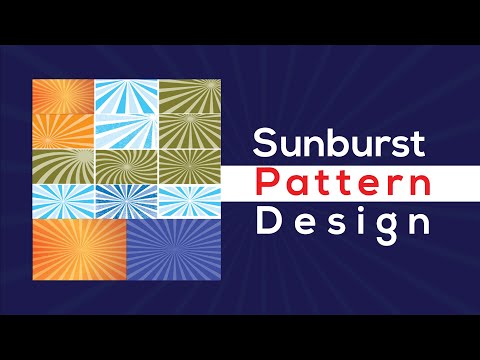 How to Make Vector Sunburst Effect in Illustrator.