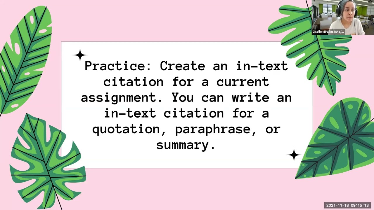 Cite It Right!: APA Citation Workshop