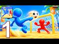 Super Goal: Fun Soccer Game - Gameplay Walkthrough Part 1 - Draw A Soccer Line (iOS, Android)