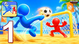 Super Goal: Fun Soccer Game - Gameplay Walkthrough Part 1 - Draw A Soccer Line (iOS, Android) screenshot 1