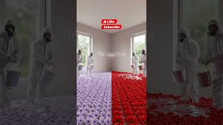 Ruellia vs Tabebuia Epoxy Floor — Insane Split Bedroom Transformation #timelapse #epoxy #renovation