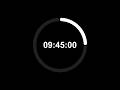 9 Hour 45 Min Study Timer | Minimalist Focus Countdown
