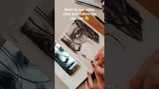 Must watch art progress😅 #artist #arte #drawingtimelapse #arte #artisticcreation #draw  #charcoalart