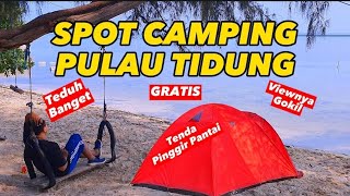 SPOT CAMPING PULAU TIDUNG JEMBATAN CINTA PULAU SERIBU - CAMPING GRATIS DI PULAU TIDUNG