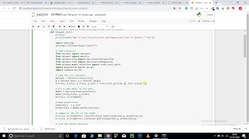 Classification and Regression using Decision trees