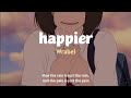 Wrabel - happier (Lyrics Terjemahan)