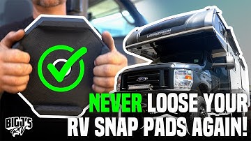 Zo monteert u Snap Pads op uw camper. BESCHERM en VOORKOM dat uw nivelleringssteunen beschadigd r...