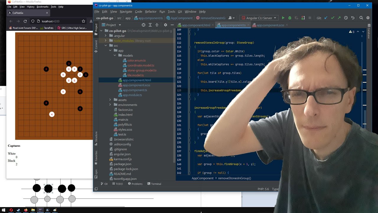 Making Go in Angular with GitHub's CoPilot - YouTube